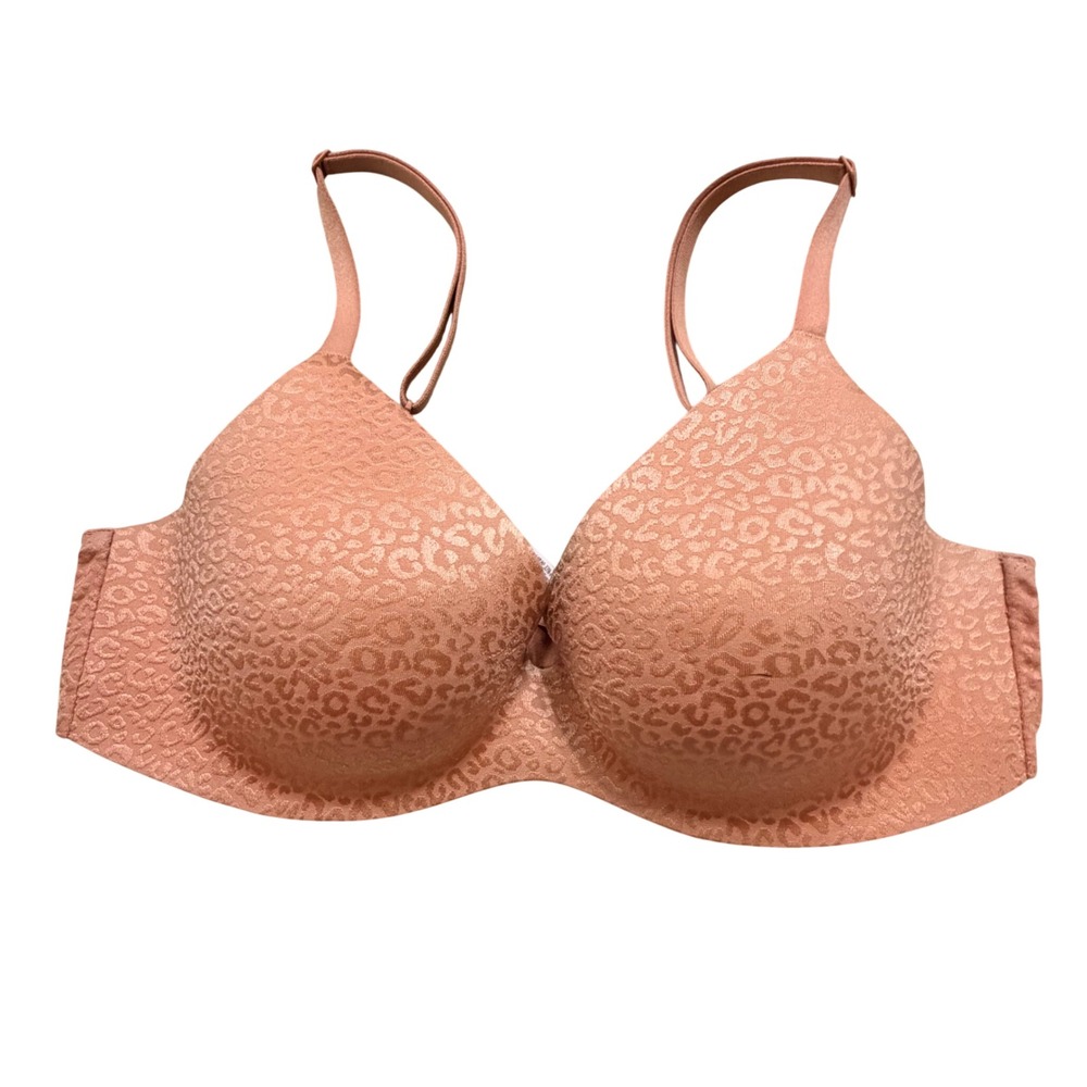 Victorias‎ Secret Body By Victoria Lined Demi Bra Leopard Pink 36C